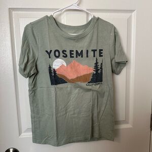 Zoe + Liv Olive Graphic Tee